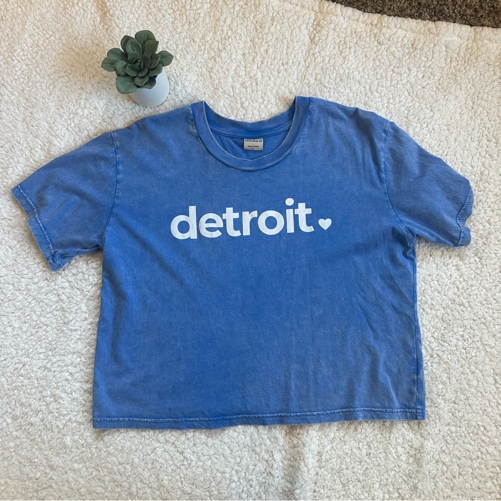 Blue Detroit tshirt - Picture 2 of 6